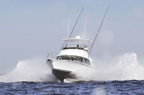 Created in 1960 by Richard Bertram, Bertram Yacht, is a Miami-based manufacturer of production pleasure boats. Bertram Yacht began the first large production runs of boats with C. Raymond Hunt's revolutionary